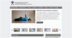 Desktop Screenshot of gymnastiqueholistique.com